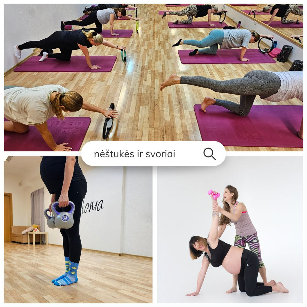 NĖŠTUKĖS IR SVORIAI?! SVORIŲ KILNOJIMAS NĖŠTUMO METU 🏋️‍♀️